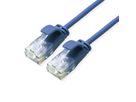 ROLINE UTP DataCenter Patchkabel Kat.6A (Class EA), LSOH, slim, blau, 5 m