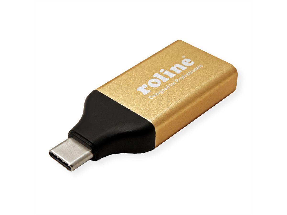 ROLINE GOLD Display Adapter USB Typ C - DisplayPort v1.2