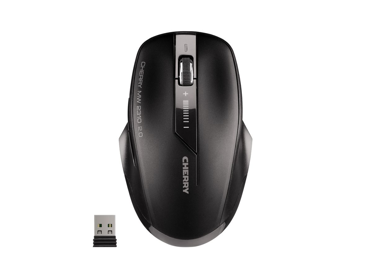 CHERRY MW 2310 2.0 Kabellose Maus, Schwarz, USB