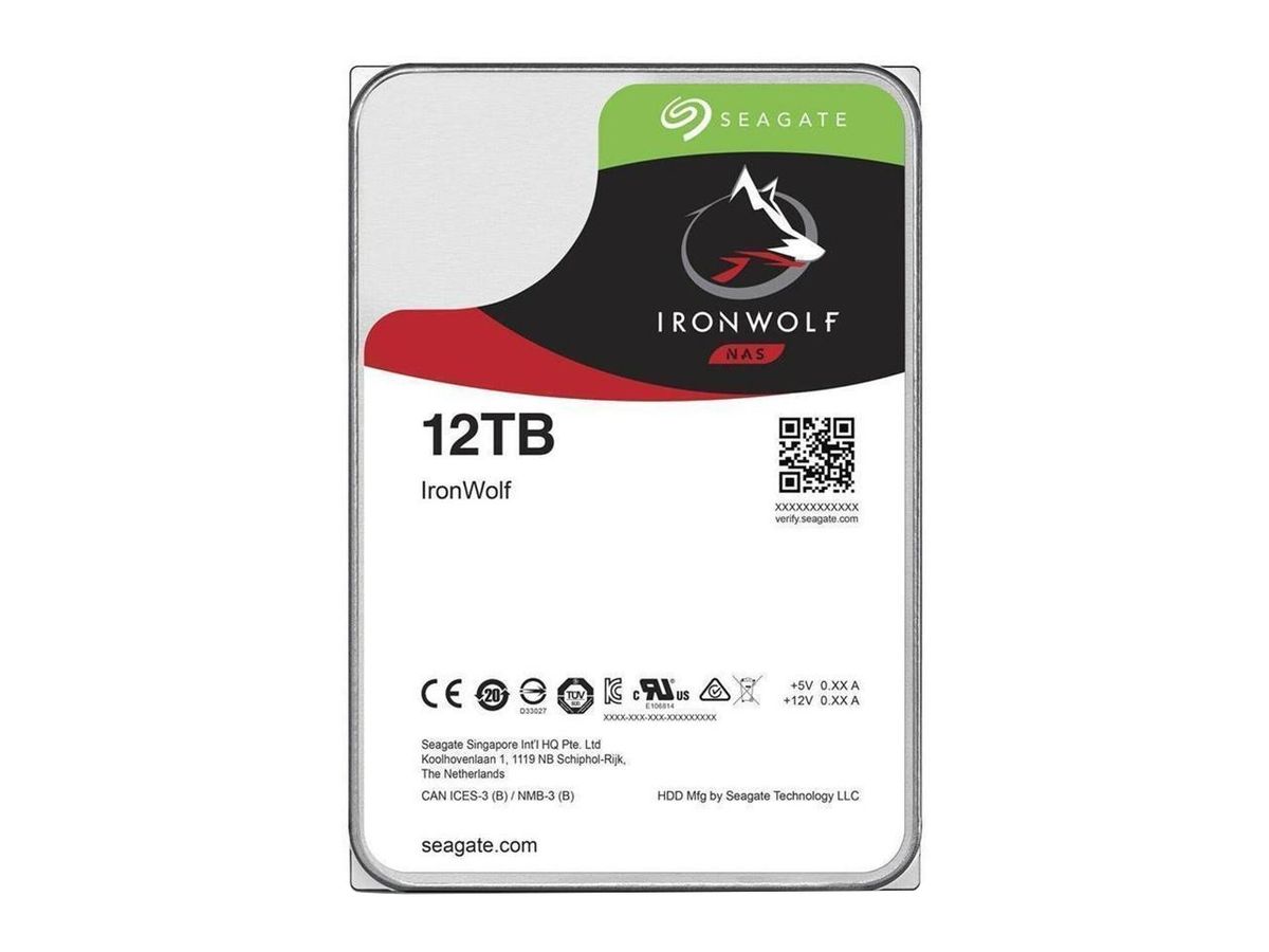 Seagate NAS HDD IronWolf 3.5" 12 TB Serial ATA III