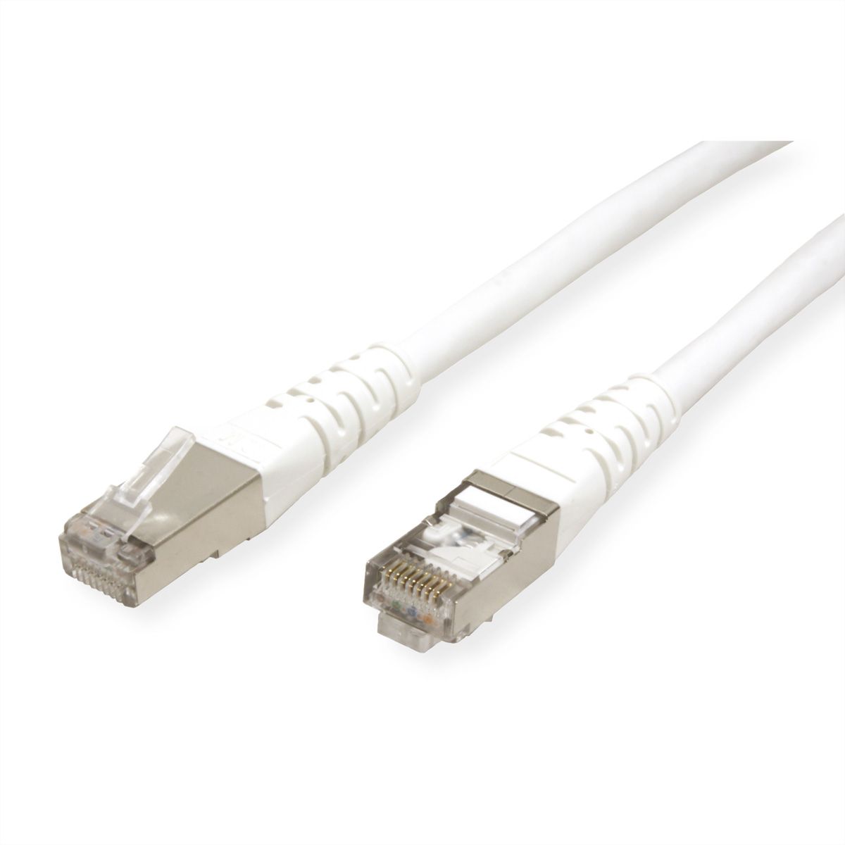 ROLINE Patchkabel Cat.6 (Class E) S/FTP (PiMF), weiß, 7 m