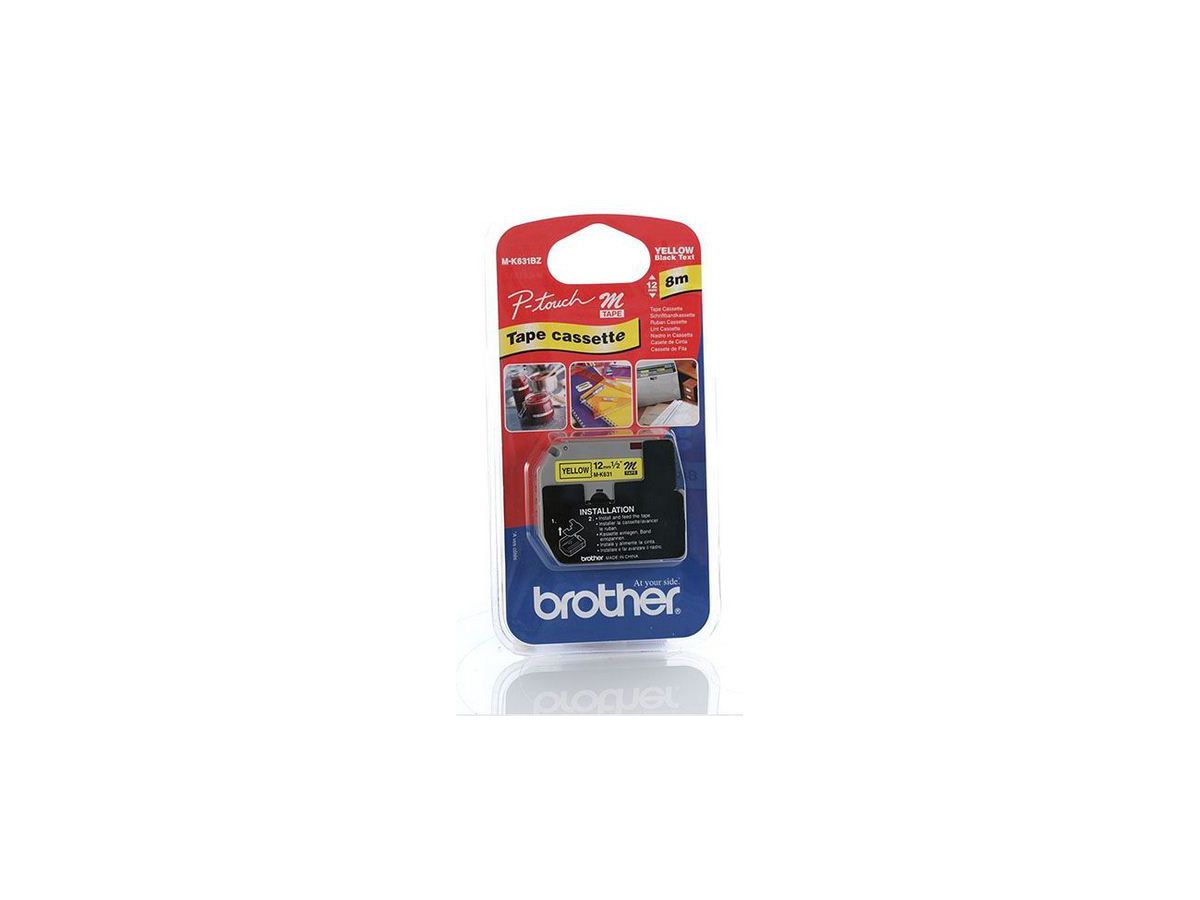 Brother M-K631BZ M Etiketten erstellendes Band