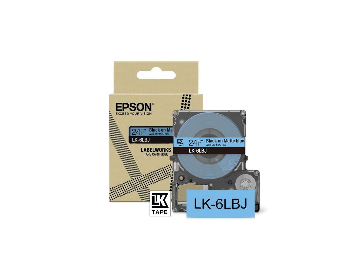 Epson LK-6LBJ Schwarz, Blau