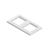 EasyLan Abdeckrahmen zweifach, Weiß RAL 9010