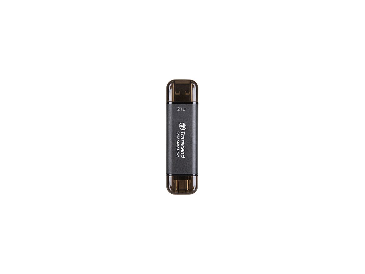 Transcend TS2TESD310C Externes Solid State Drive 2 TB Schwarz
