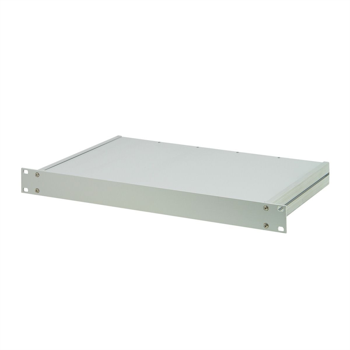 SCHROFF 19"-Kompletteinschub aus Aluminium, Deck- und Bodenblech geschlossen - MULTIPAC PRO 4HE 400T DBLGES