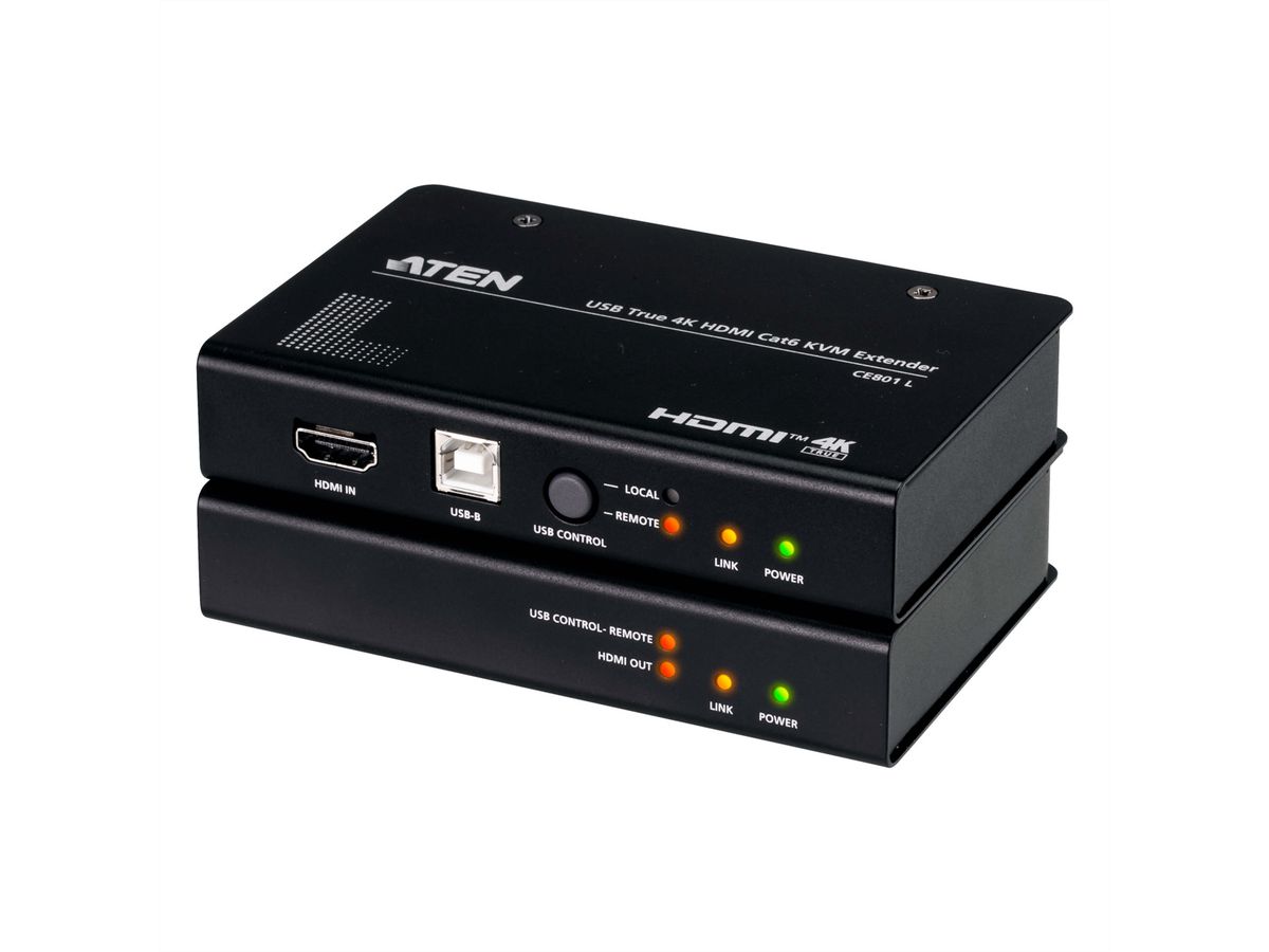 ATEN CE801 USB True 4K HDMI Cat 6 KVM Extender