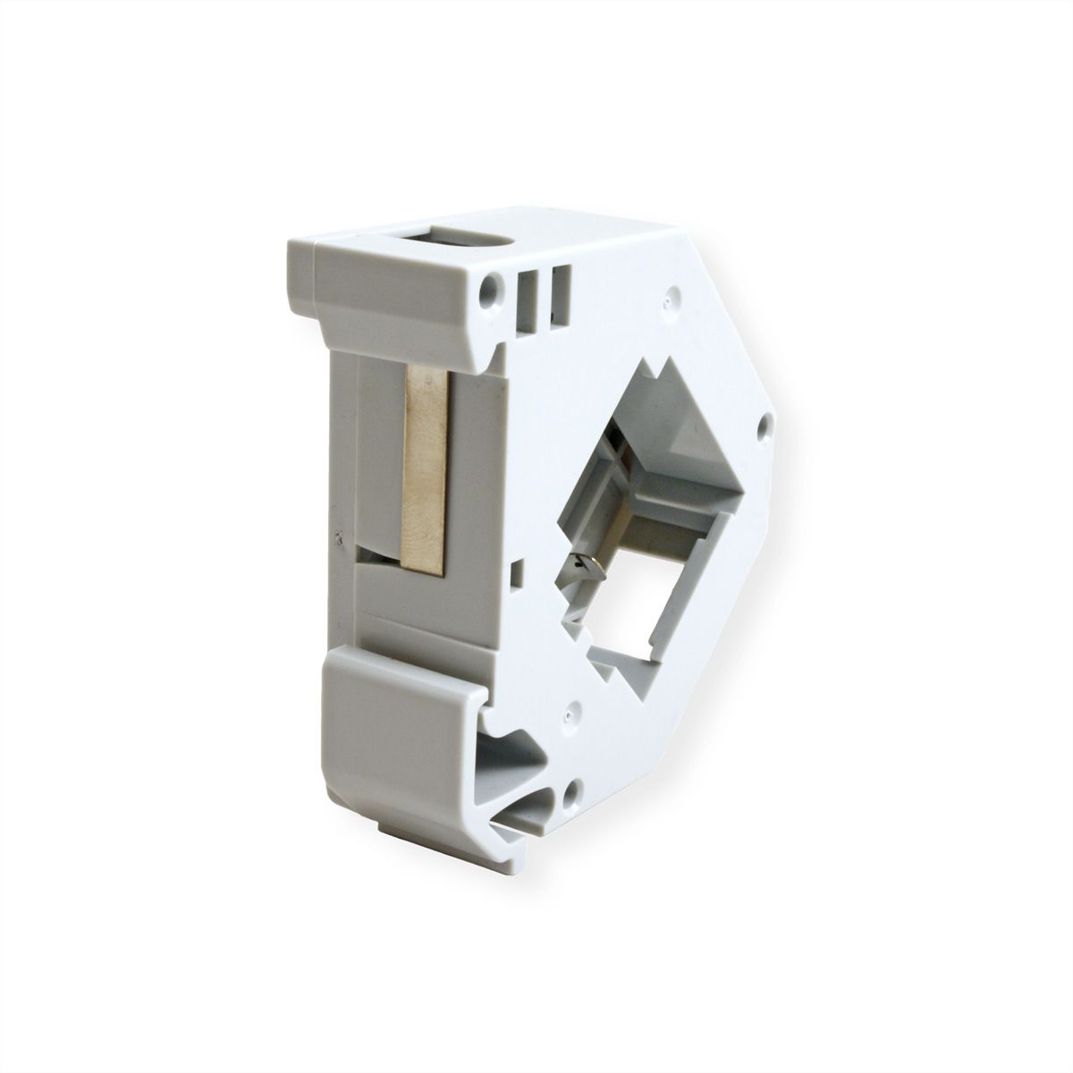 ROLINE Tragschienenadapter für ROLINE Keystone SLIM Module, unbestückt