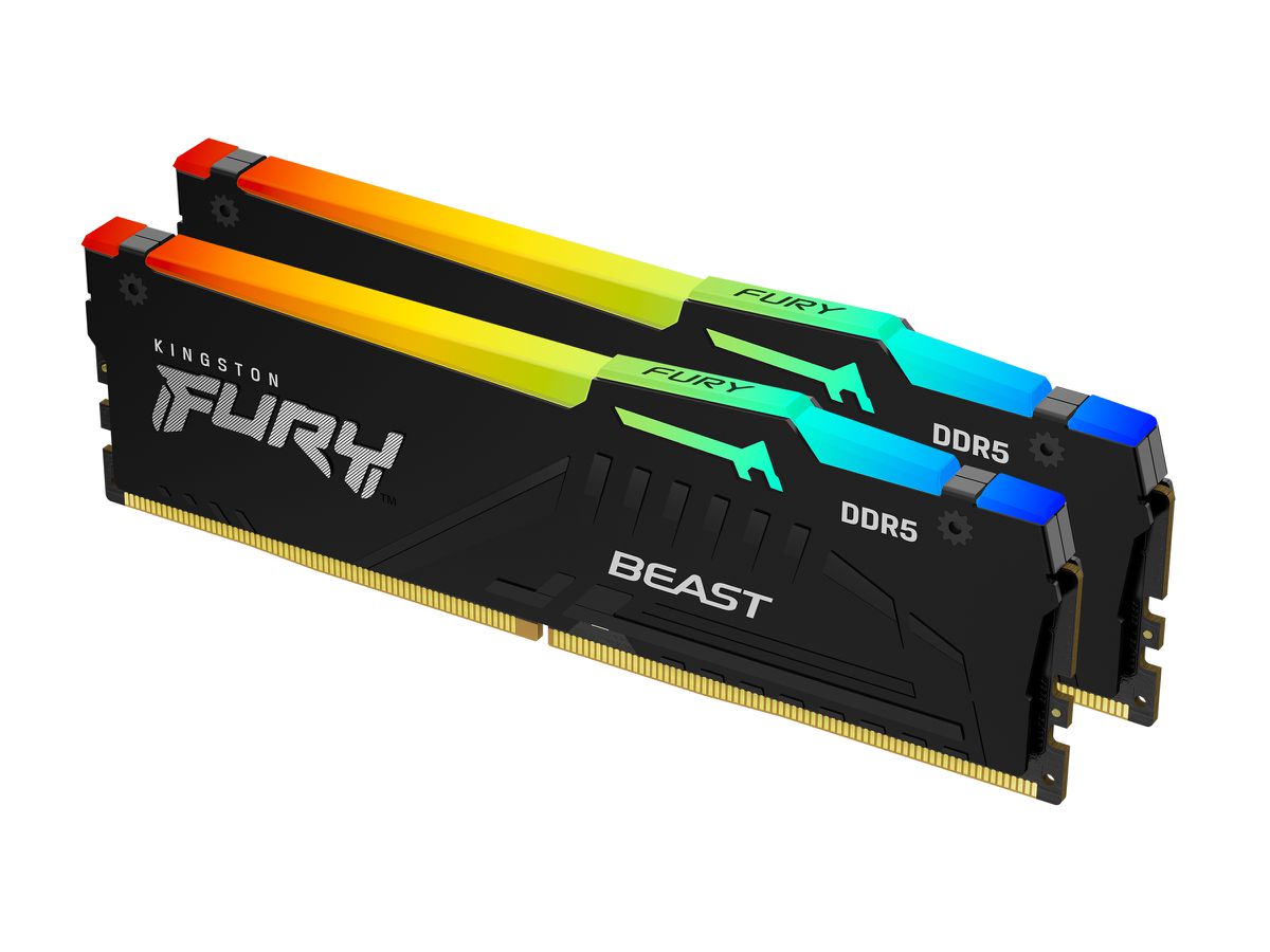 Kingston Technology FURY Beast 32GB 6000MT/s DDR5 CL30 DIMM (2er-Kit) RGB EXPO