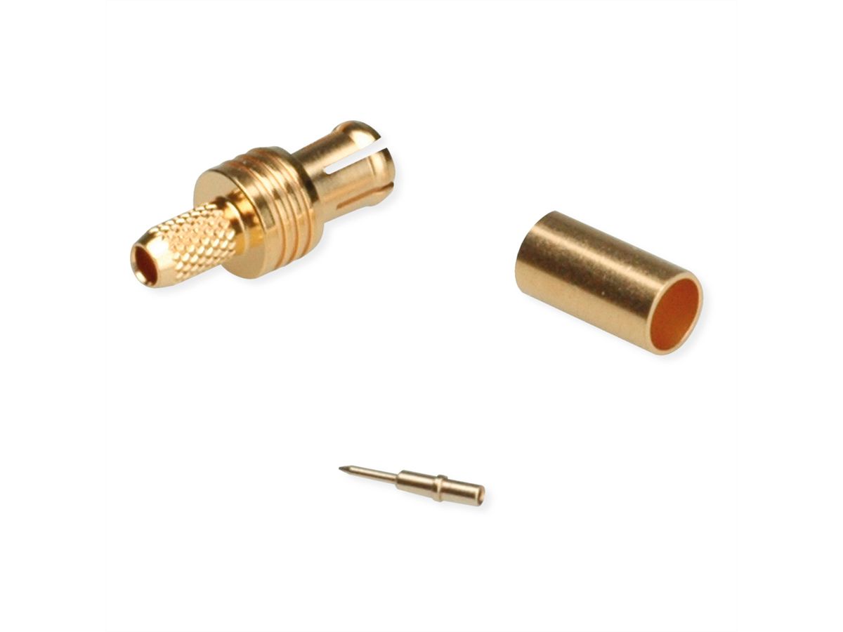 TELEGÄRTNER MCX-Crimpstecker für RG-316/U vergoldet