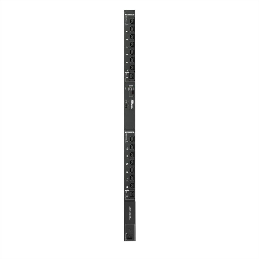ATEN  PE6216 IP Steckdosenleiste 16-Port, 16A Messwertaufnahme, Stromparameter, Sensortport: Temperatur, Luftfeuchte