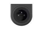 BACHMANN PIX HOLDER SINGLE, 1x UTE, CEE7/7, schwarz, 2 m
