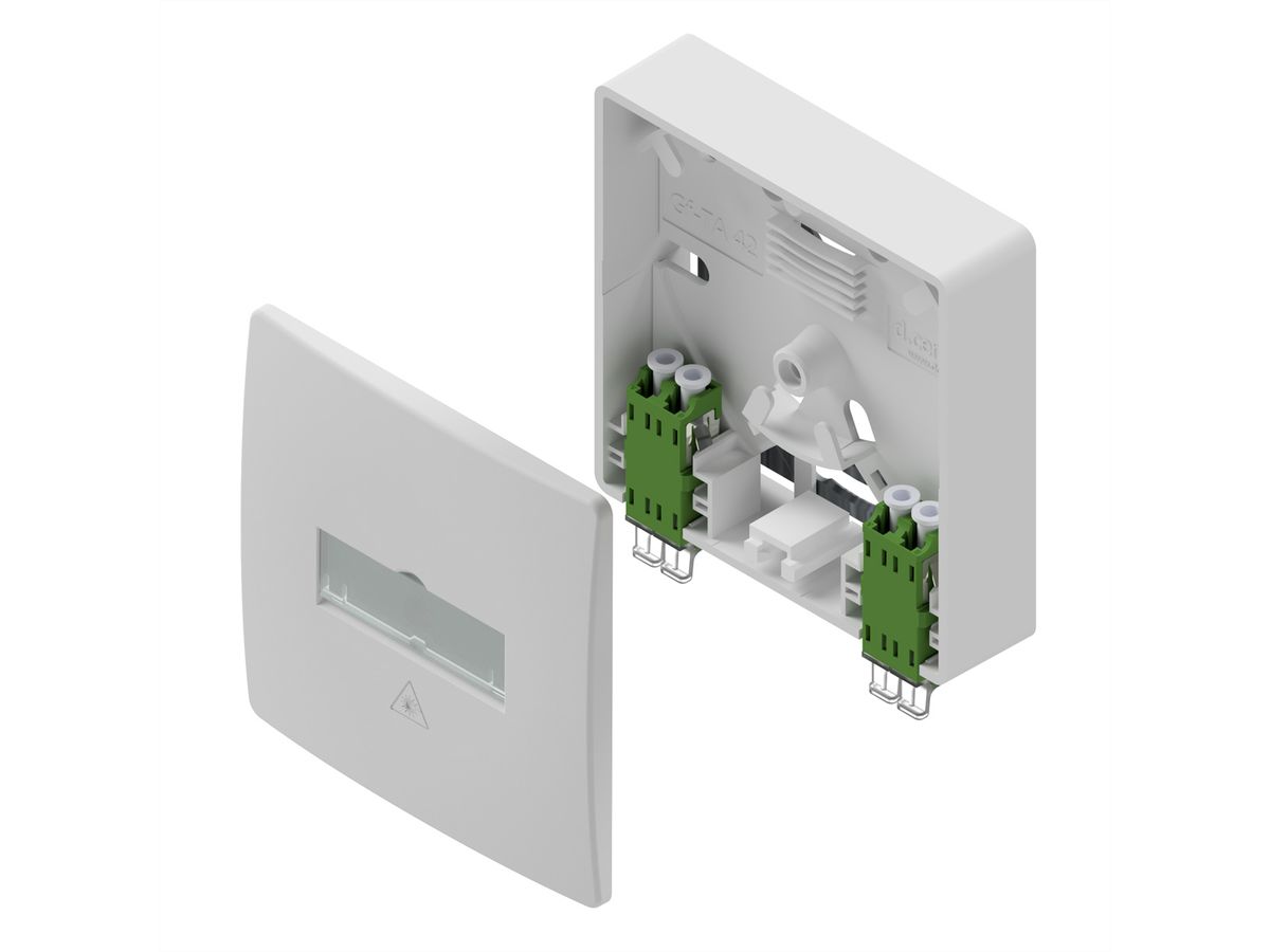 d.center® Gf-TA 42, teilbestückt mit 2x LCD/APC Kupplungen