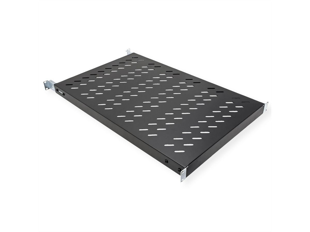 VALUE 19"-Fachboden 1HE tiefenvariabel, 440 x 700 mm, 50kg Traglast