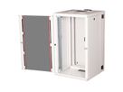 ROLINE 19-Zoll Wandgehäuse Pro 20 HE, 600x600 BxT zweiteilig schwenkbar grau