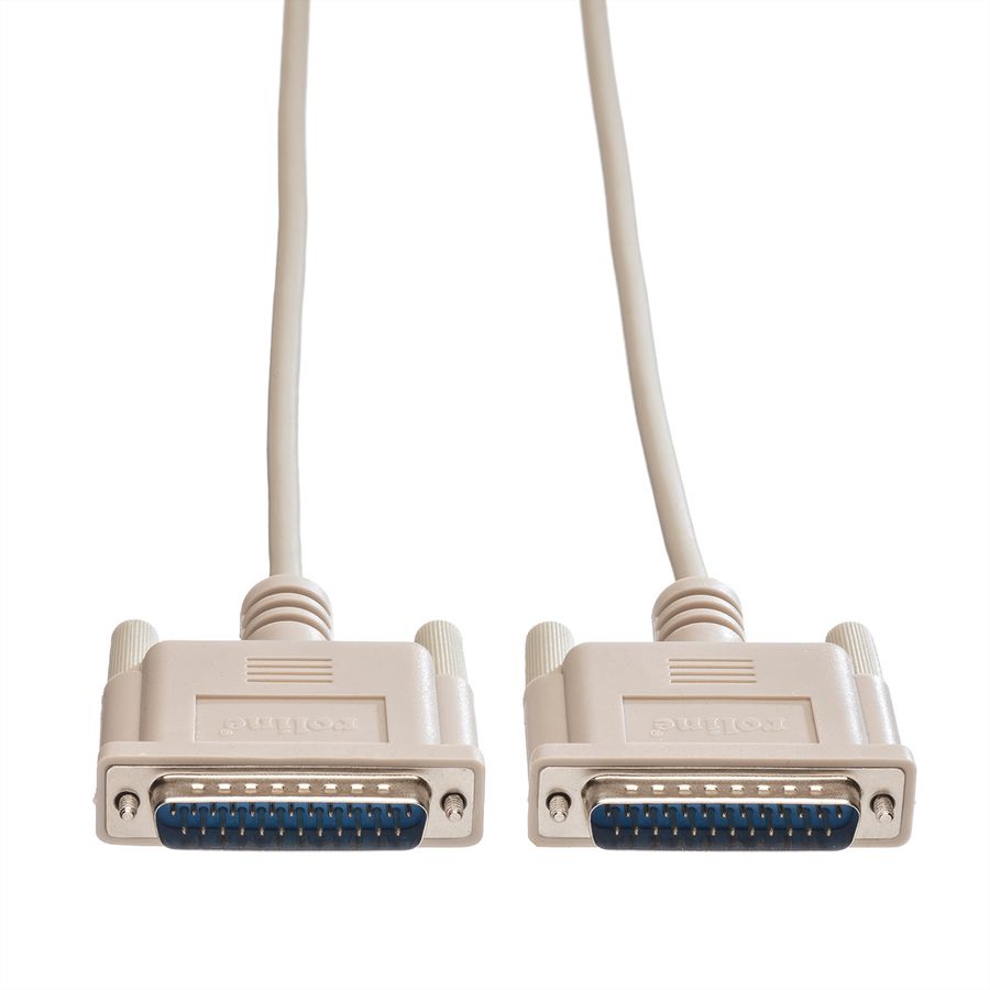 ROLINE RS232 Kabel 25pol. ST-ST, 1,8 m