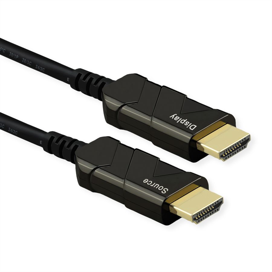 ROLINE Ultra HDMI Aktiv Optisches 8K Kabel, 10 m