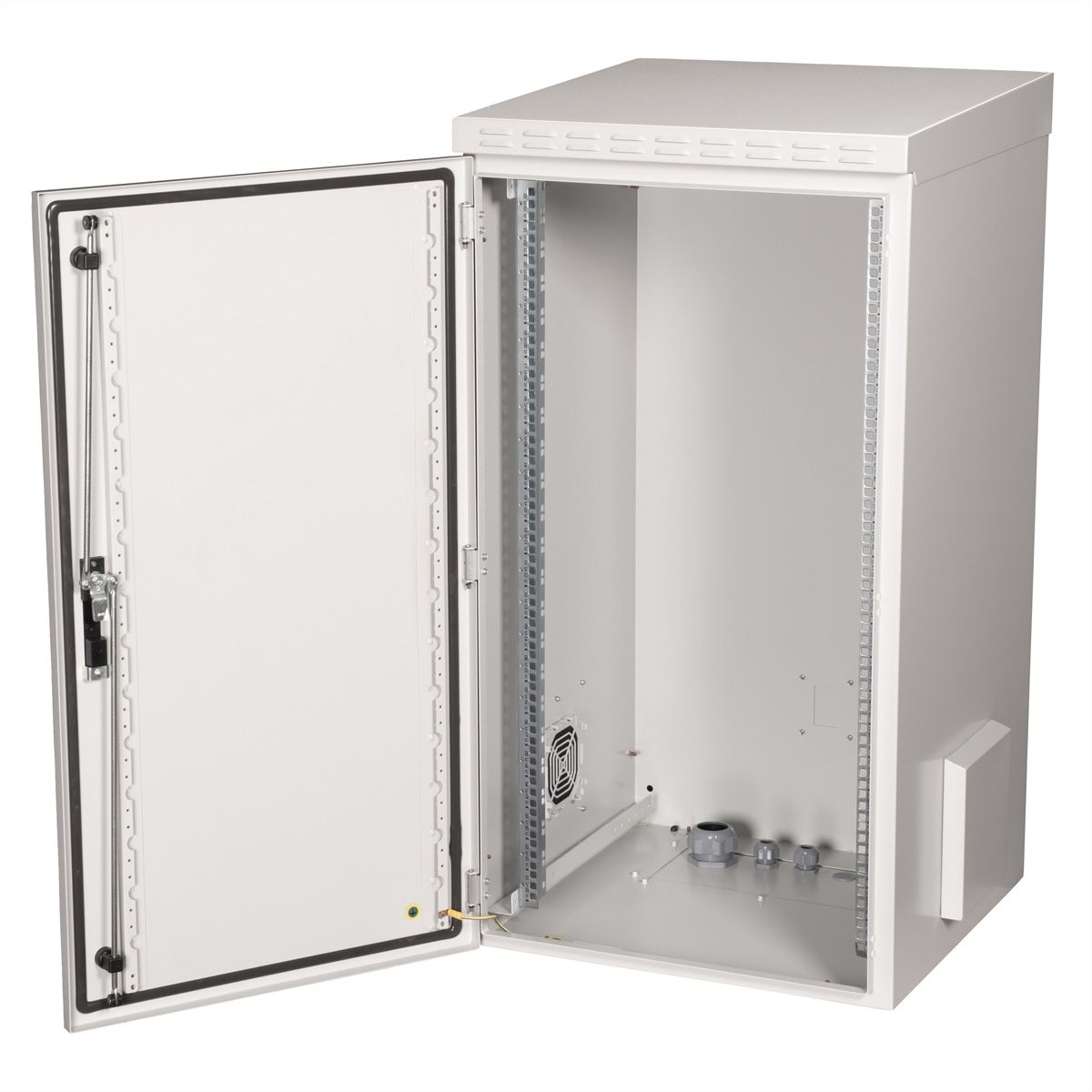 ROLINE 19-Zoll Wandgehäuse Pro 22 HE, 600x600 BxT IP55 outdoor grau