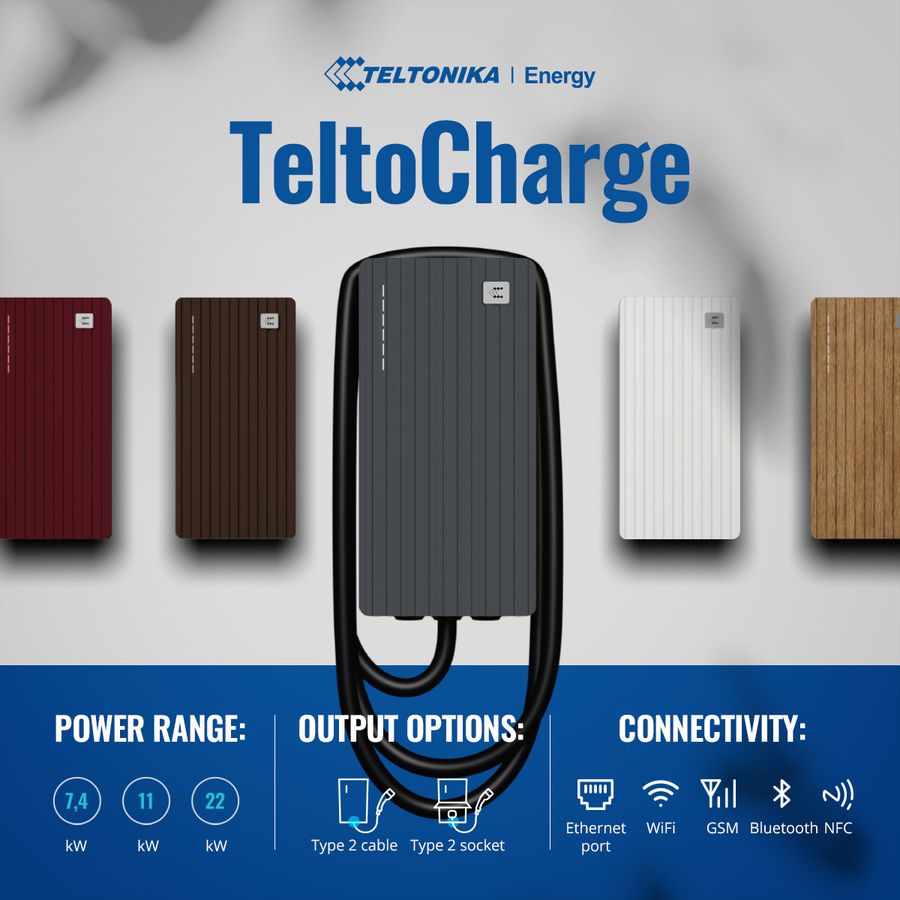 TeltoCharge EVC100 7,4kW 1P Type 2 ohne Kabel