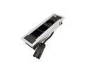 BACHMANN POWER FRAME Einbaurahmen Small 3-fach, silberfarben