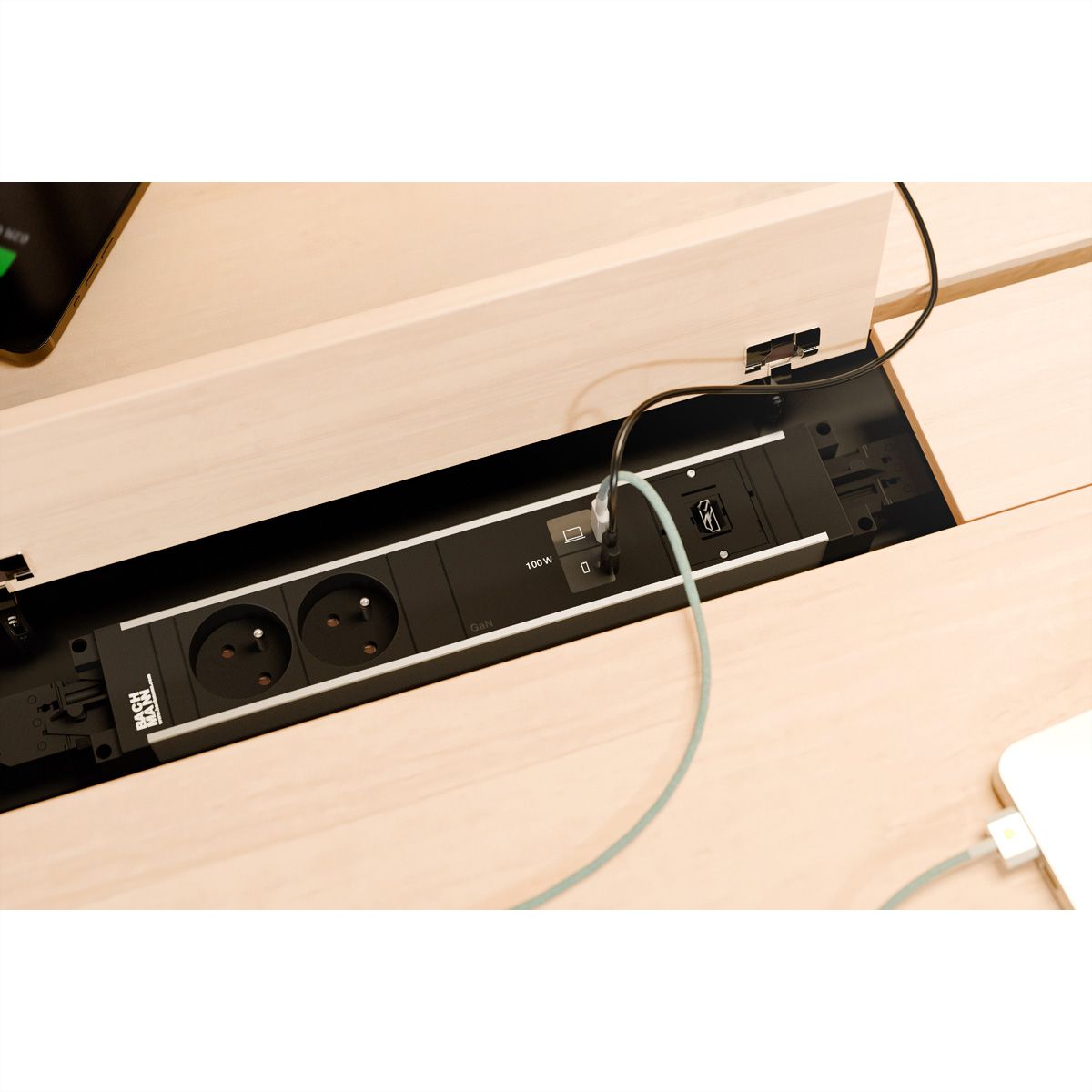 BACHMANN Keystone 4K HDMI 2.0 UHD Kupplung, Buchse-Buchse schwarz