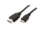 ROLINE GREEN HDMI High Speed Kabel mit Ethernet, HDMI ST - Mini HDMI ST, 2 m