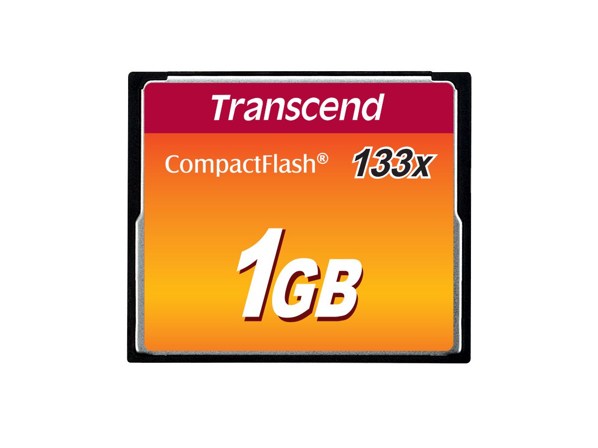 Transcend 1 GB CF 133x Kompaktflash MLC