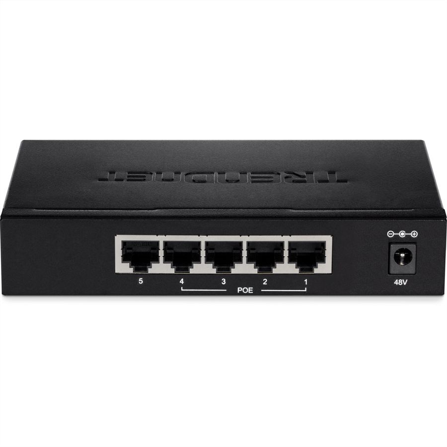TRENDnet TPE-TG50ES PoE+ Switch (31W) 5-Port Gigabit EdgeSmart