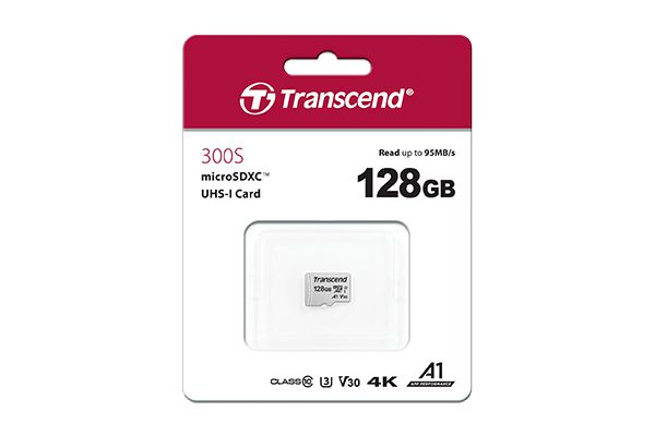 Transcend 300S 128GB MicroSDXC UHS-I Klasse 10 Speicherkarte