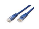 VALUE Patchkabel Kat.6 (Class E) UTP, blau, 7 m