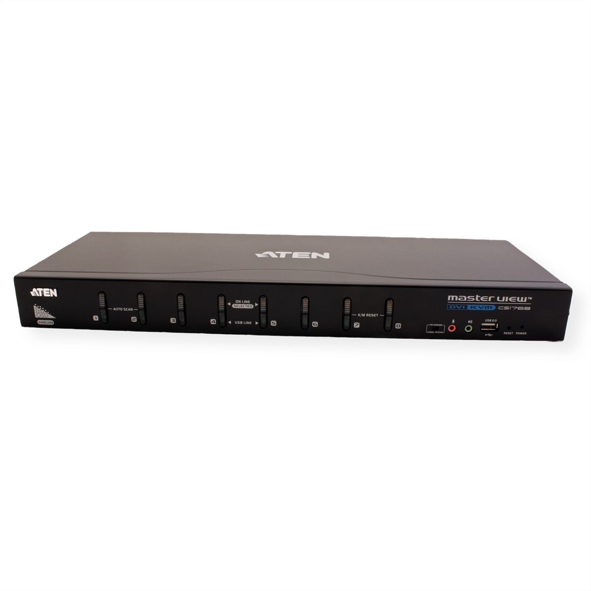 ATEN CS1768 KVM Switch DVI, USB, Audio, 8 Ports
