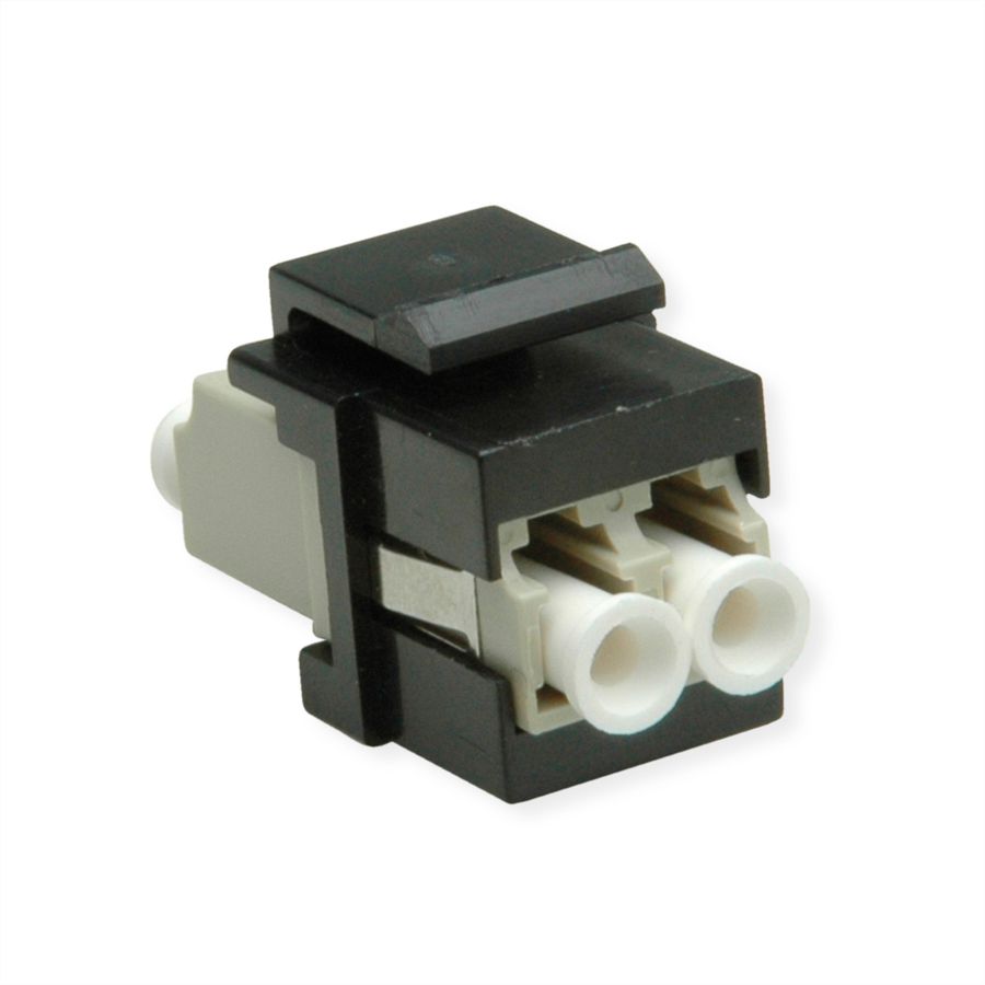 ROLINE Keystone LWL-Adapter LC/LC Duplex, Multimode, OM2