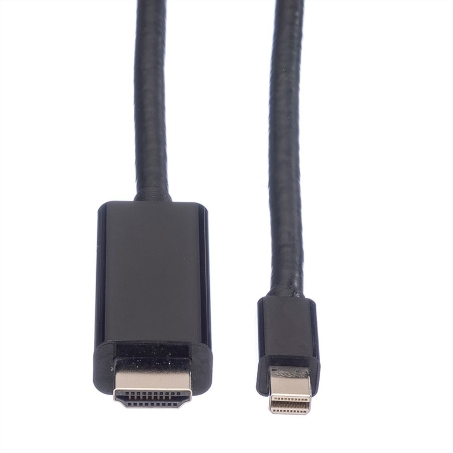 VALUE Mini DisplayPort Kabel, Mini DP-UHDTV, ST/ST, schwarz, 1 m