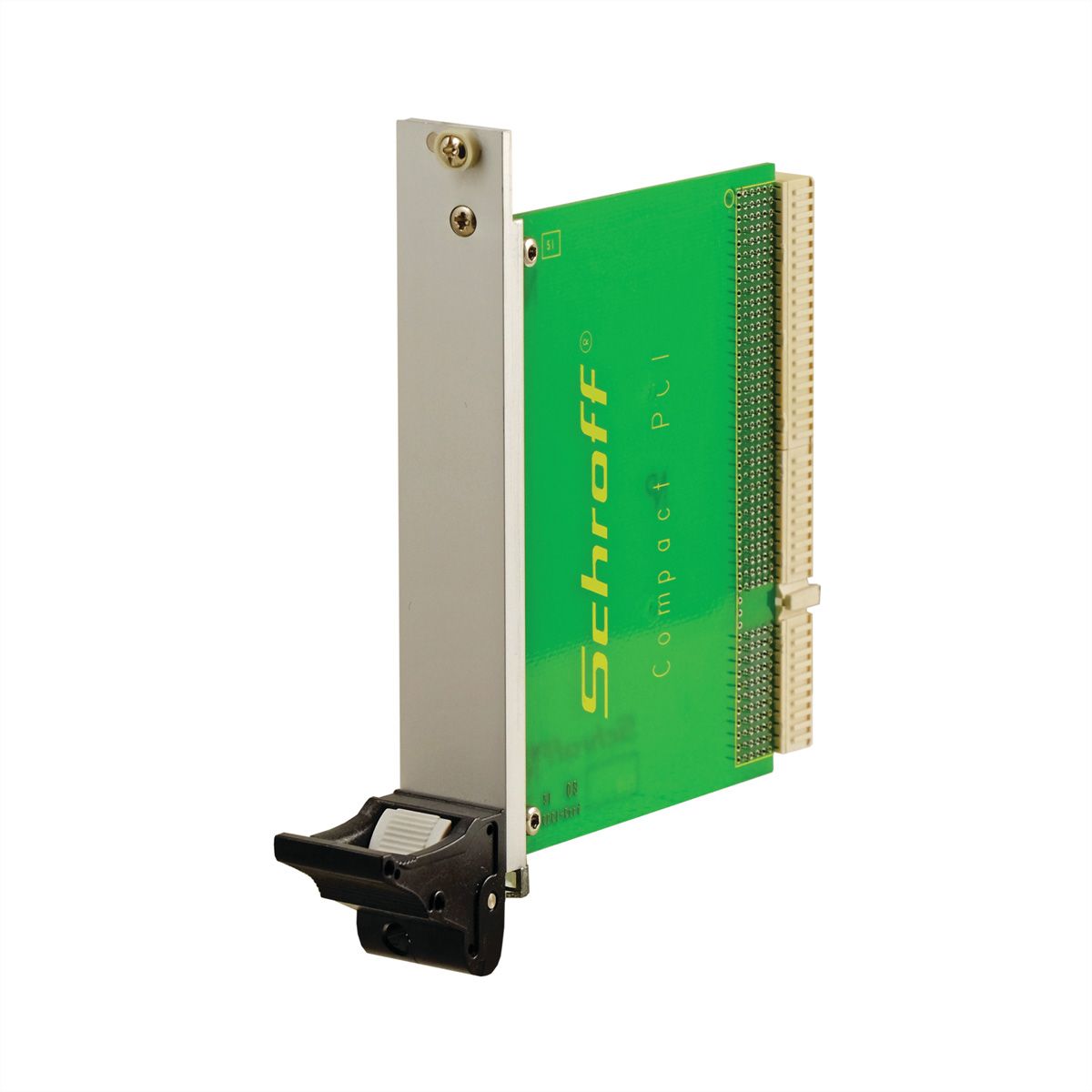 SCHROFF Steckbaugruppen mit IEL-Ein-/Aushebegriff für CompactPCI-/VME64x-Anwendungen - STECKBAUG REAR I/O 3HE 4TE
