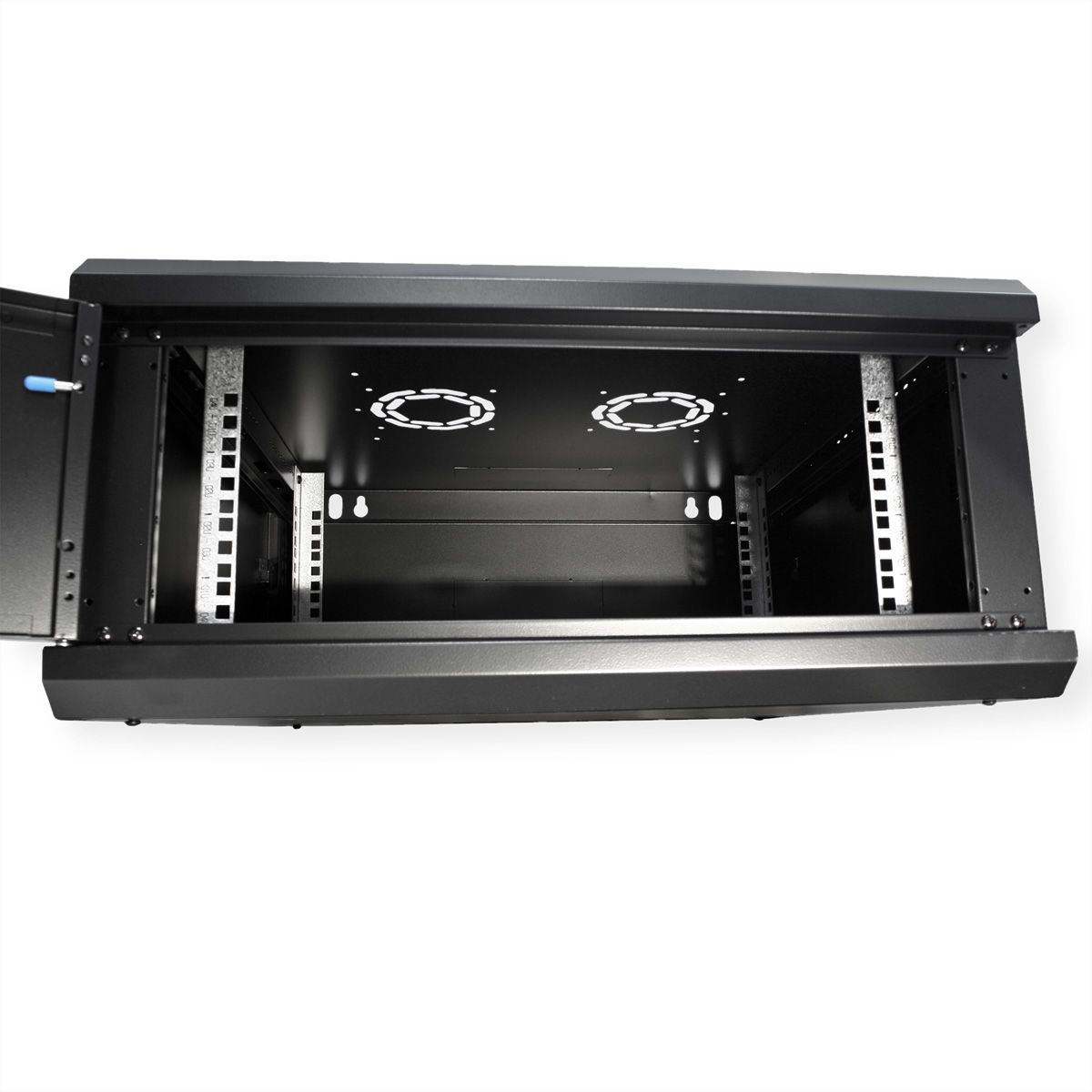 ROLINE 19-Zoll Wandgehäuse Basic Plus 4HE, 600x600 BxT schwarz