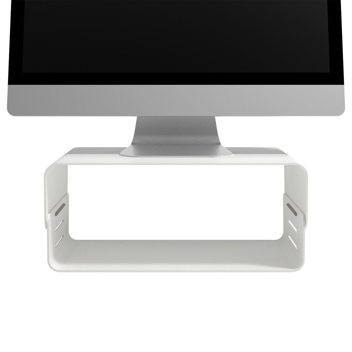 DATAFLEX Addit Bento verstellbare Monitorerhöhung, weiß