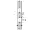 SCHROFF Frontplatte SUB-D Ausbruch - TEILFRONTPL.3HE 4TE 2X9 DC