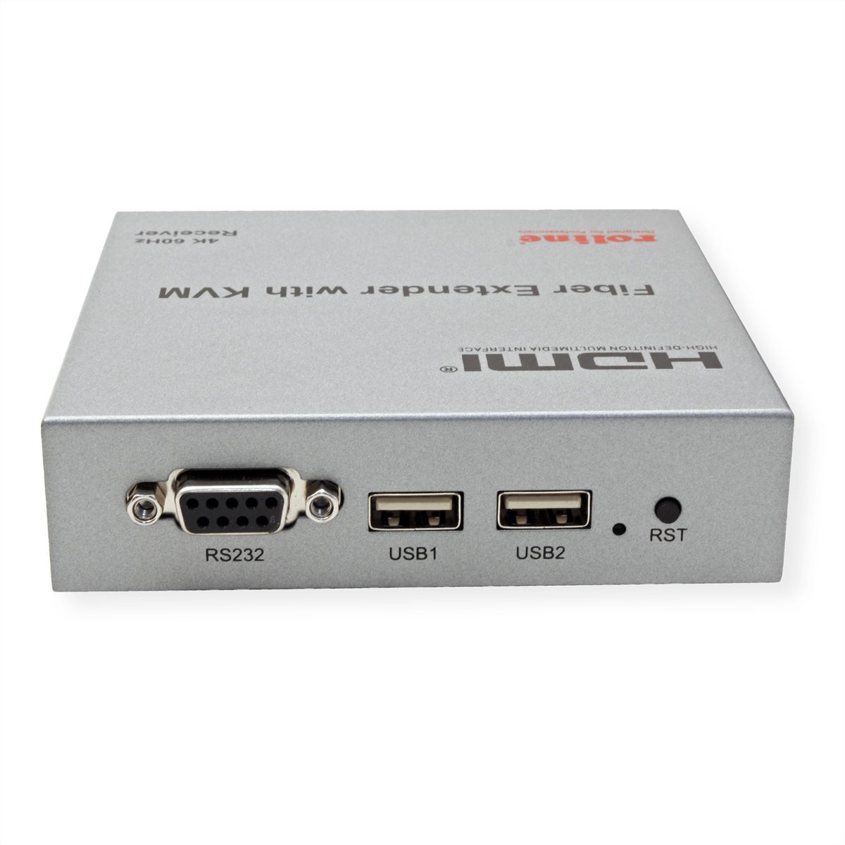 ROLINE KVM Verlängerung über LWL, HDMI 4K, USB, 20 km