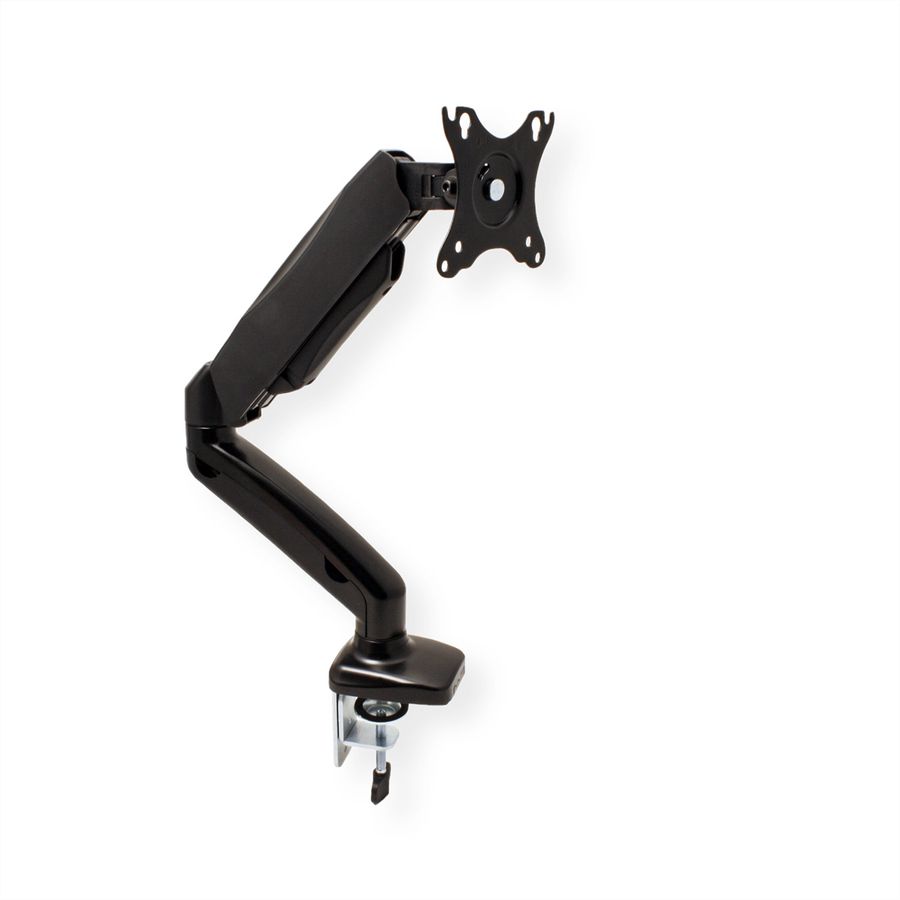 VALUE LCD-Arm, Tischmontage, Gasfeder, 5 Gelenke, 13-27 Zoll, bis 6,5 kg, schwarz