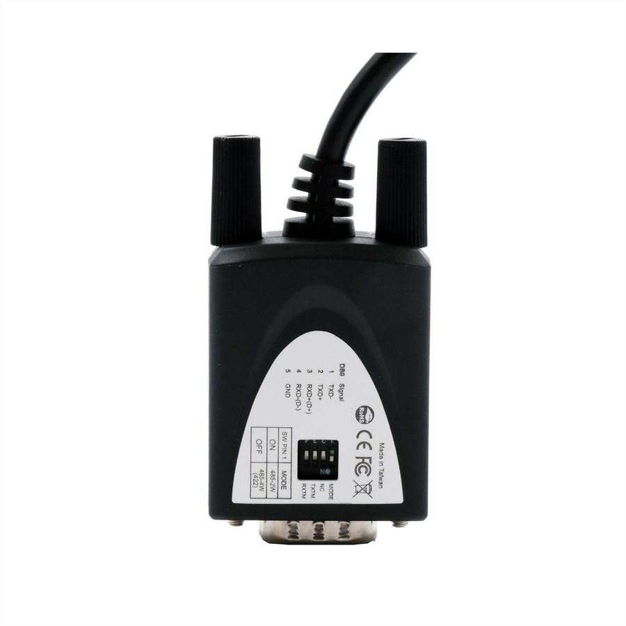 EXSYS EX-1346 USB 2.0 zu 1S x Serielle Schnittstelle RS-422/485 Port Konverter, Kabel, FDTI, schwarz, 1,8 m