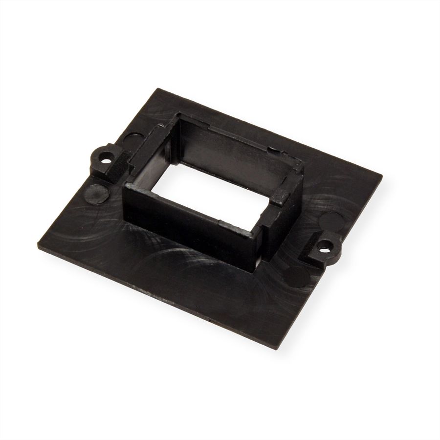 BACHMANN Custom Modul Rahmen 1x Keystone, schwarz