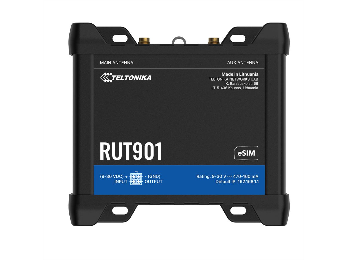 TELTONIKA RUT901 LTE/4G Router eSIM