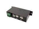 EXSYS EX-1163HMS-WT 4 port USB 2.0 HUB Surge Protection & erw. Temperaturbereich