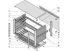 SCHROFF Komplettgehäuse, ungeschirmt - PROPAC PRO GEH.3HE 28TE 266T