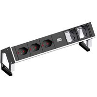 BACHMANN DESK2 3xCH T13 90° 2xCM, Strom 0,2m GST18 RAL9010, United Kingdom