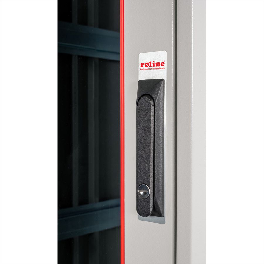 ROLINE 19-Zoll Netzwerkschrank Pro 36 HE, 600x800 BxT Glastür grau
