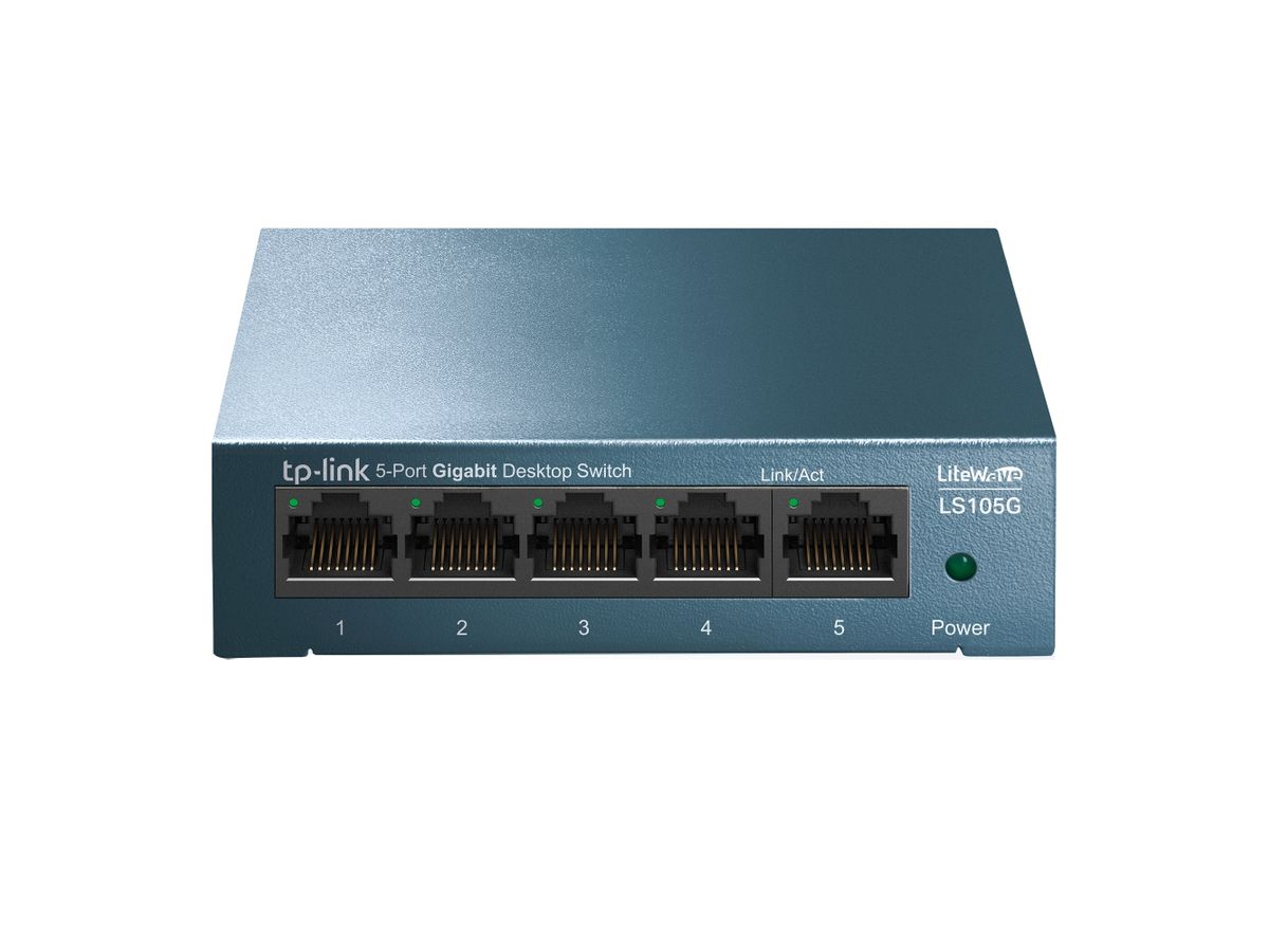 TP-LINK LS105G Unmanaged Gigabit Ethernet (10/100/1000) Blau