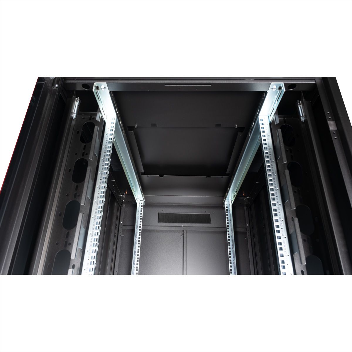 ROLINE 19-Zoll Netzwerkschrank Pro 47 HE, 600x600 BxT Glastür schwarz