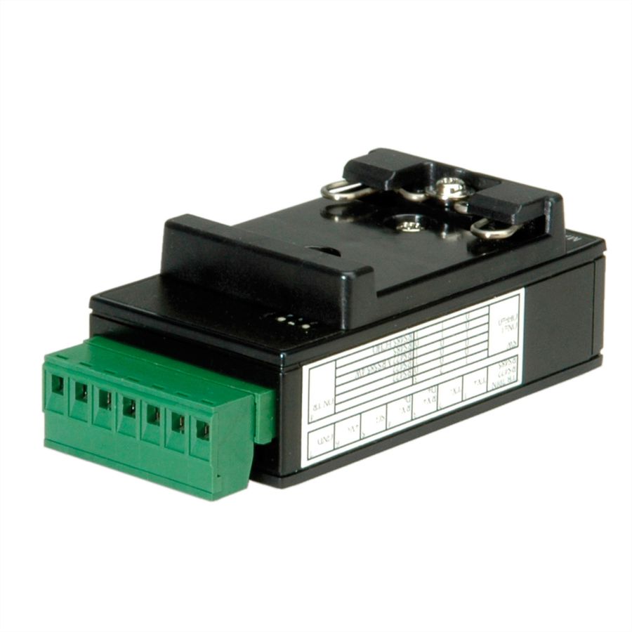 ROLINE RS232 nach RS422/485 Konverter für DIN Hutschiene, selfpowered
