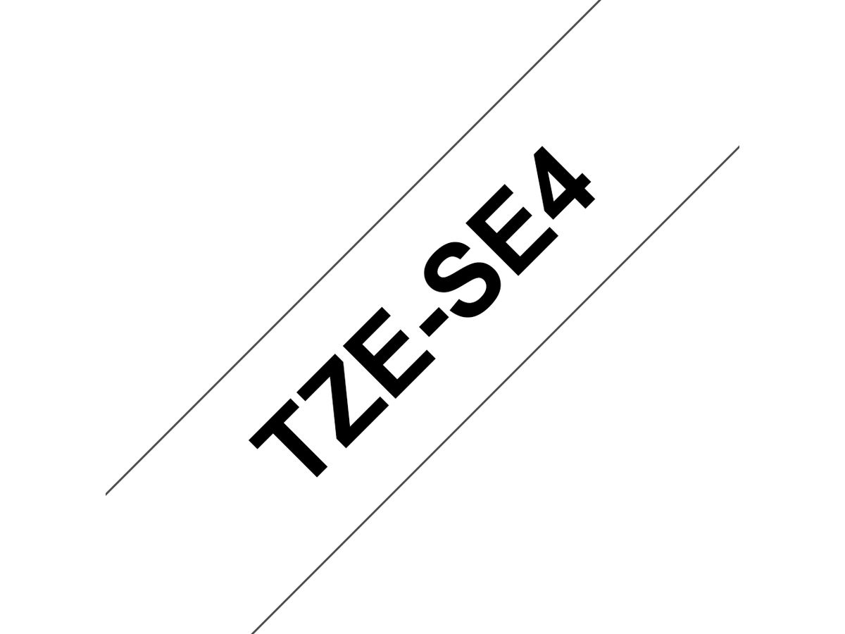 Brother TZE-SE4 Etiketten erstellendes Band TZ